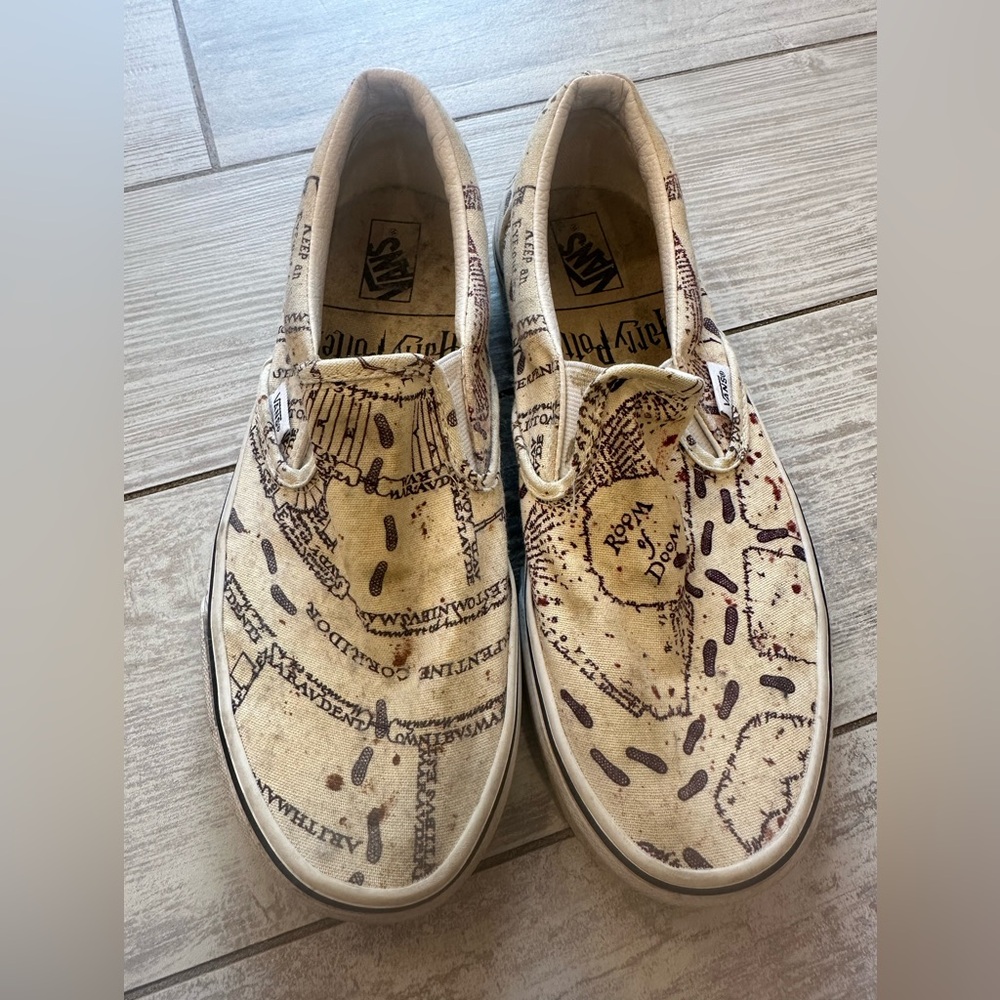 Harry Potter Vans with map